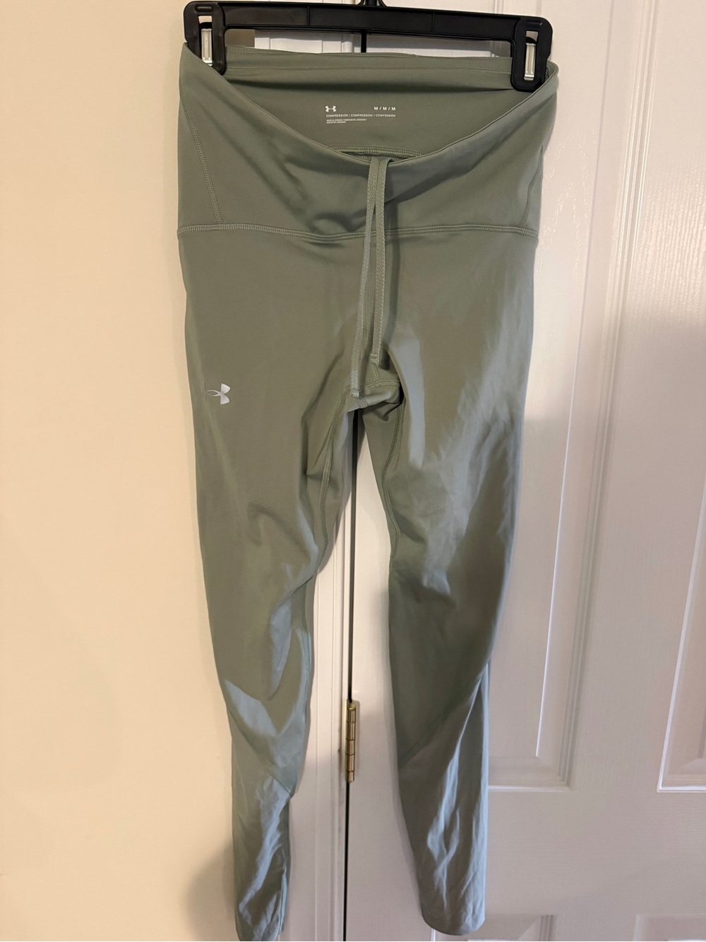 Under Armour Kids Olive Green Performance Leggings